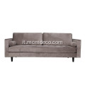 Classic Sven Cascadia Luca Velvet Sofa Riproduzione